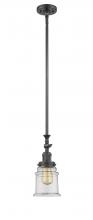  206-OB-G182 - Canton - 1 Light - 6 inch - Oil Rubbed Bronze - Stem Hung - Mini Pendant