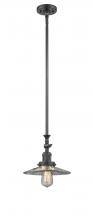 Innovations Lighting 206-OB-G2-LED - Halophane - 1 Light - 9 inch - Oil Rubbed Bronze - Stem Hung - Mini Pendant