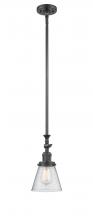 Innovations Lighting 206-OB-G64-LED - Cone - 1 Light - 6 inch - Oil Rubbed Bronze - Stem Hung - Mini Pendant