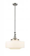  206-SN-G691-16 - Bridgeton - 1 Light - 16 inch - Brushed Satin Nickel - Stem Hung - Mini Pendant