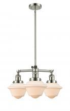 Innovations Lighting 207-PN-G531 - Oxford - 3 Light - 20 inch - Polished Nickel - Stem Hung - Chandelier