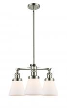 Innovations Lighting 207-PN-G61-LED - Cone - 3 Light - 19 inch - Polished Nickel - Stem Hung - Chandelier