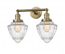  208-BB-G664-7 - Bullet - 2 Light - 18 inch - Brushed Brass - Bath Vanity Light