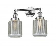  208-PC-G262 - Stanton - 2 Light - 16 inch - Polished Chrome - Bath Vanity Light