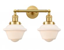 Innovations Lighting 208-SG-G531 - Oxford - 2 Light - 17 inch - Satin Gold - Bath Vanity Light