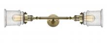 Innovations Lighting 208L-AB-G184 - Canton - 2 Light - 6 inch - Antique Brass - Bath Vanity Light