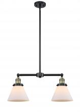 Innovations Lighting 209-BAB-G41 - Cone - 2 Light - 21 inch - Black Antique Brass - Stem Hung - Island Light