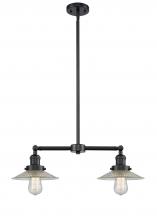  209-OB-G2 - Halophane - 2 Light - 21 inch - Oil Rubbed Bronze - Stem Hung - Island Light