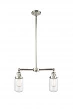 Innovations Lighting 209-PN-G312-LED - Dover - 2 Light - 21 inch - Polished Nickel - Stem Hung - Island Light