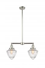 Innovations Lighting 209-PN-G664-7 - Bullet - 2 Light - 24 inch - Polished Nickel - Stem Hung - Island Light