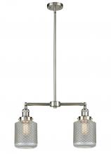 Innovations Lighting 209-SN-G262-LED - Stanton - 2 Light - 23 inch - Brushed Satin Nickel - Stem Hung - Island Light