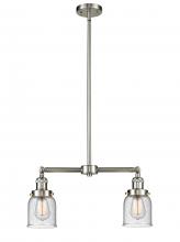 Innovations Lighting 209-SN-G54-LED - Bell - 2 Light - 21 inch - Brushed Satin Nickel - Stem Hung - Island Light