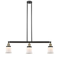 Innovations Lighting 213-BAB-G181S - Canton - 3 Light - 39 inch - Black Antique Brass - Stem Hung - Island Light