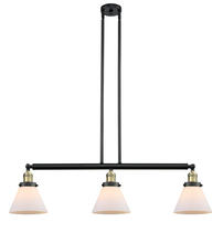 Innovations Lighting 213-BAB-G41 - Cone - 3 Light - 40 inch - Black Antique Brass - Stem Hung - Island Light