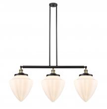 Innovations Lighting 213-BAB-G661-12 - Bullet - 3 Light - 40 inch - Black Antique Brass - Stem Hung - Island Light