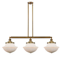 Innovations Lighting 213-BB-G541-LED - Oxford - 3 Light - 42 inch - Brushed Brass - Stem Hung - Island Light