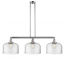 Innovations Lighting 213-PC-G72-L-LED - Bell - 3 Light - 42 inch - Polished Chrome - Stem Hung - Island Light