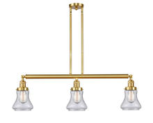 Innovations Lighting 213-SG-G194 - Bellmont - 3 Light - 39 inch - Satin Gold - Stem Hung - Island Light