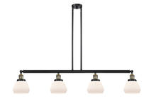 Innovations Lighting 214-BAB-G171 - Fulton - 4 Light - 51 inch - Black Antique Brass - Stem Hung - Island Light