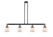 Innovations Lighting 214-BAB-G61-LED - Cone - 4 Light - 51 inch - Black Antique Brass - Stem Hung - Island Light