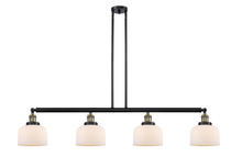 Innovations Lighting 214-BAB-G71-LED - Bell - 4 Light - 53 inch - Black Antique Brass - Stem Hung - Island Light