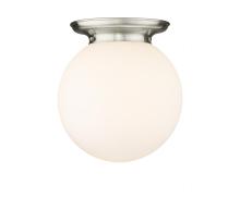 Innovations Lighting 221-1F-SN-G201-14 - Beacon - 1 Light - 14 inch - Satin Nickel - Flush Mount