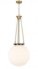 Innovations Lighting 221-1P-BB-G201-18 - Beacon - 1 Light - 18 inch - Brushed Brass - Chain Hung - Pendant