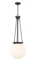 Innovations Lighting 221-1P-OB-G201-14 - Beacon - 1 Light - 14 inch - Oil Rubbed Bronze - Chain Hung - Pendant