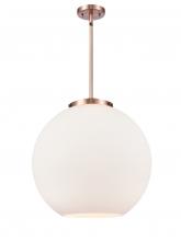 Innovations Lighting 221-1S-AC-G121-18 - Athens - 1 Light - 18 inch - Antique Copper - Cord hung - Pendant