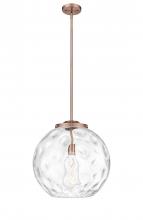 Innovations Lighting 221-1S-AC-G1215-16 - Athens Water Glass - 1 Light - 16 inch - Antique Copper - Stem Hung - Pendant