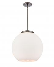 Innovations Lighting 221-1S-OB-G121-16 - Athens - 1 Light - 16 inch - Oil Rubbed Bronze - Cord hung - Pendant