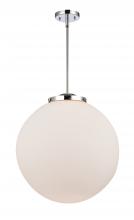 Innovations Lighting 221-1S-PC-G201-18 - Beacon - 1 Light - 18 inch - Polished Chrome - Stem Hung - Pendant