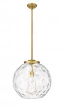 Innovations Lighting 221-1S-SG-G1215-16 - Athens Water Glass - 1 Light - 16 inch - Satin Gold - Cord hung - Pendant