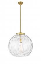 Innovations Lighting 221-1S-SG-G1215-18 - Athens Water Glass - 1 Light - 18 inch - Satin Gold - Stem Hung - Pendant