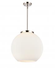 Innovations Lighting 221-3S-PN-G121-16 - Athens - 3 Light - 16 inch - Polished Nickel - Cord hung - Pendant