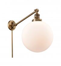  237-BB-G201-12 - Beacon - 1 Light - 12 inch - Brushed Brass - Swing Arm