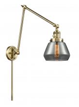 Innovations Lighting 238-AB-G173-LED - Fulton - 1 Light - 8 inch - Antique Brass - Swing Arm