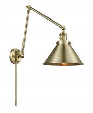 Innovations Lighting 238-AB-M10-AB - Briarcliff - 1 Light - 10 inch - Antique Brass - Swing Arm