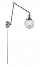 Innovations Lighting 238-SN-G204-6-LED - Beacon - 1 Light - 6 inch - Brushed Satin Nickel - Swing Arm