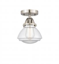 Innovations Lighting 288-1C-SN-G322-LED - Olean - 1 Light - 7 inch - Brushed Satin Nickel - Semi-Flush Mount