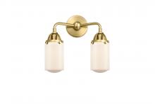  288-2W-SG-G311 - Dover - 2 Light - 13 inch - Satin Gold - Bath Vanity Light