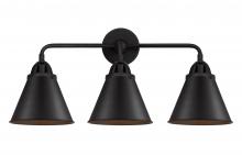  288-3W-BK-M13-BK - Appalachian - 3 Light - 26 inch - Matte Black - Bath Vanity Light