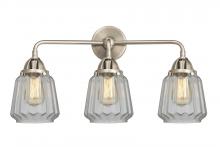  288-3W-SN-G142 - Chatham - 3 Light - 24 inch - Brushed Satin Nickel - Bath Vanity Light