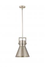 Innovations Lighting 410-1SM-SN-M411-10SN - Newton Cone - 1 Light - 10 inch - Satin Nickel - Mini Pendant