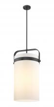 Innovations Lighting 413-4SL-BK-G413-4S-12WH - Pilaster - 4 Light - 12 inch - Matte Black - Pendant