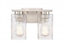 Innovations Lighting 419-2W-SN-CL - Juneau - 2 Light - 11 inch - Satin Nickel - Bath Vanity Light