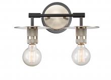 Innovations Lighting 431-2W-BSN - Aurora - 2 Light - 14 inch - Black Satin Nickel - Bath Vanity Light