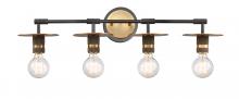 Innovations Lighting 431-4W-BBB-LED - Aurora - 4 Light - 30 inch - Black Brushed Brass - Bath Vanity Light