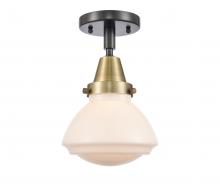 Innovations Lighting 447-1C-BAB-G321 - Olean - 1 Light - 7 inch - Black Antique Brass - Flush Mount