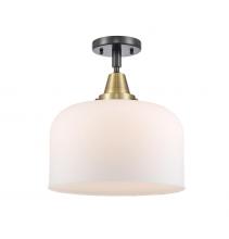 Innovations Lighting 447-1C-BAB-G71-L - Bell - 1 Light - 12 inch - Black Antique Brass - Flush Mount